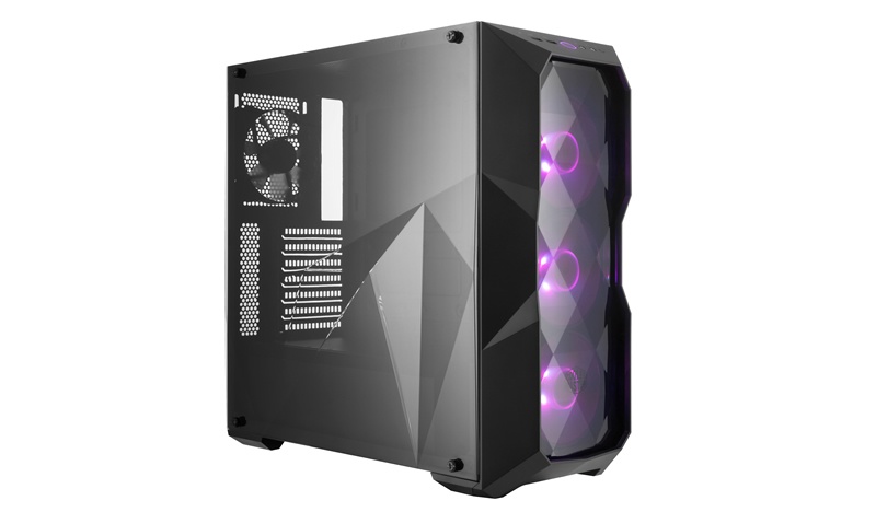 Gabinete Cooler Master MasterBox TD500 con Ventana RGB, Midi-Tower, ATX/micro-ATX/mini-ITX, USB 3.0, sin Fuente, Negro