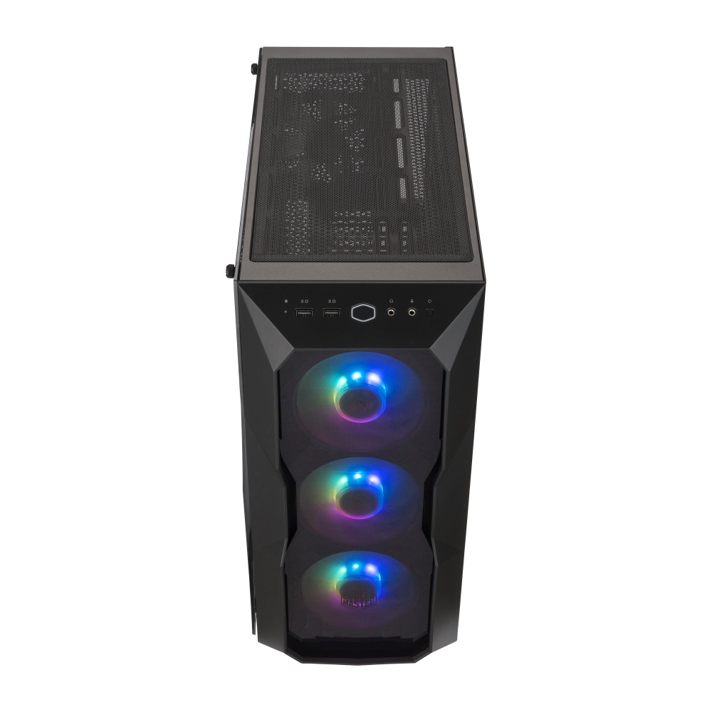Gabinete Cooler Master MasterBox TD500 ARGB con Ventana, Midi-Tower, ATX/EATX/Micro ATX/Mini-ITX, USB 3.0, sin Fuente, 4 Ventiladores Instalados (3x RGB), Negro
