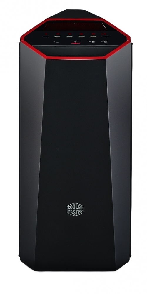 Gabinete Cooler Master MasterCase Maker 5t con Ventana, Midi-Tower, ATX/Micro-ATX/Mini-ITX, USB 3.0, sin Fuente, Negro/Rojo