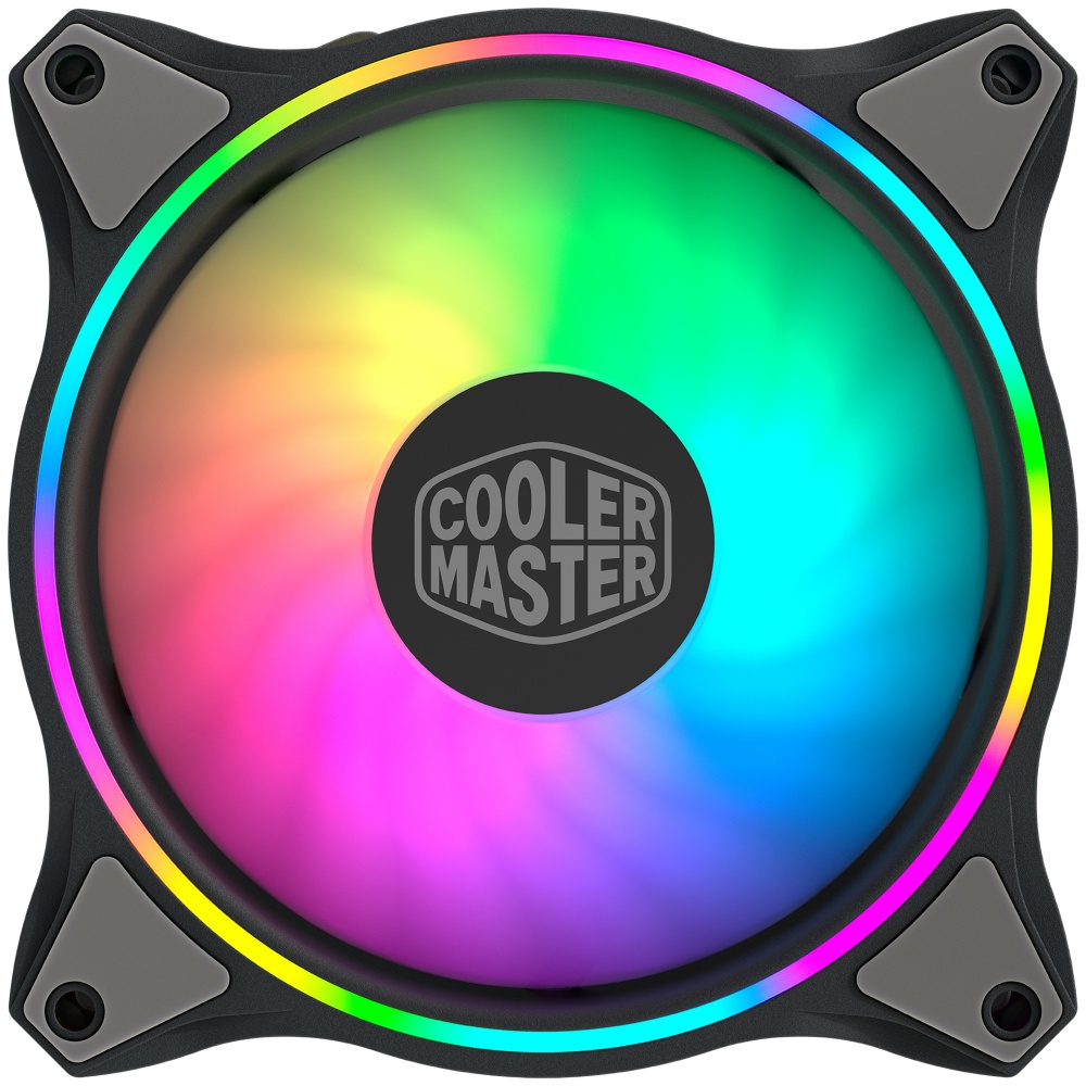 Ventilador Cooler Master MasterFan MF120 Halo 3IN1, 3x 120mm, 1800RPM, RGB, Negro/Gris 