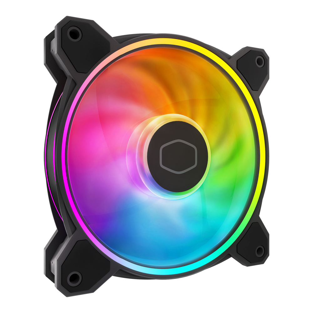 Ventilador Cooler Master MasterFan MF120 Halo², 120mm, 2050RPM, ARGB, Negro 