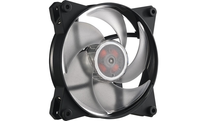 Ventilador Cooler Master MasterFan Pro 120 Air Pressure RGB, 120mm, 650-1500RPM, Negro