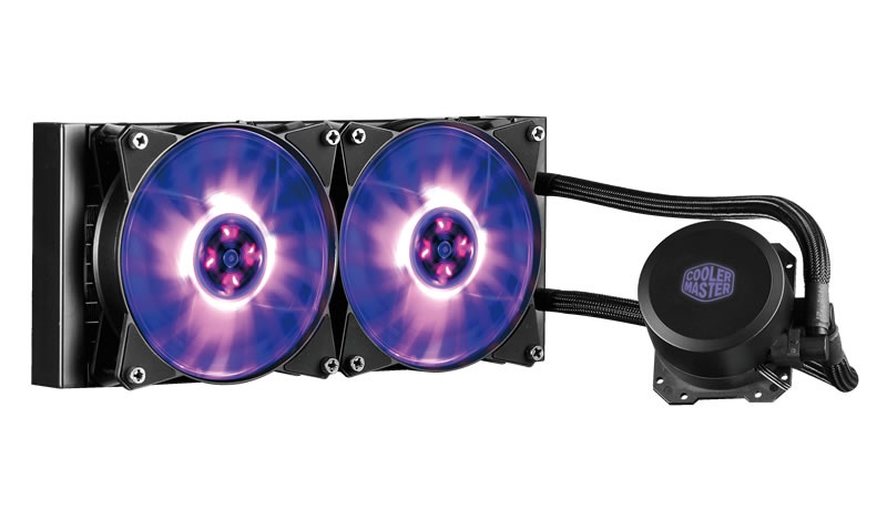 Cooler Master MasterLiquid ML240L RGB Enfriamiento Liquido para CPU, 2x 120mm, 650-2000RPM