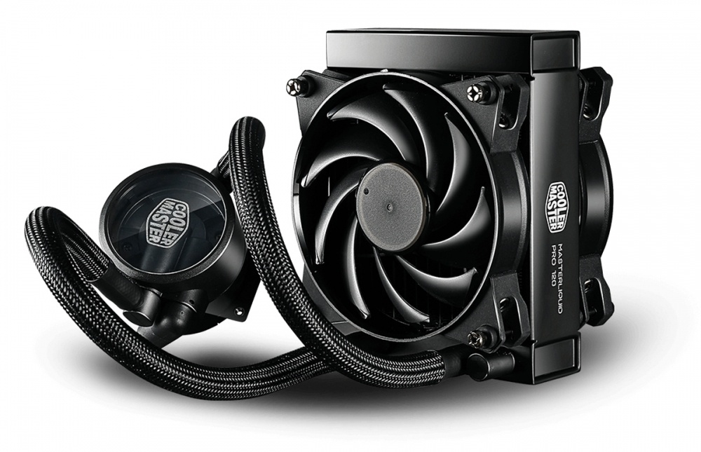 Cooler Master MasterLiquid Pro 120 Enfriamiento Líquido para CPU, 120mm, 500-2000RPM