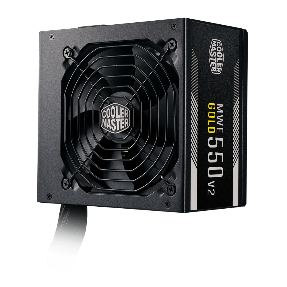 Fuente de Poder Cooler Master MWE Gold 550 - V2 80 PLUS Gold, 24-pin ATX, 120mm, 550W