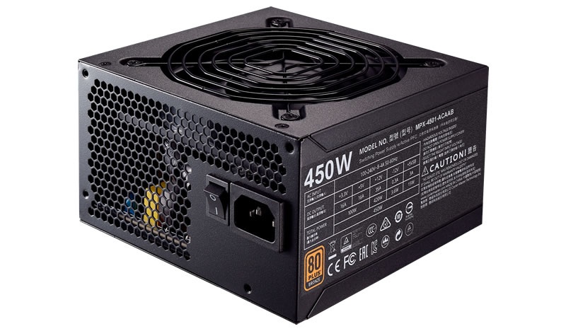Fuente de Poder Cooler Master MWE 450 80 PLUS Bronze, 20+4 pin ATX, 120mm, 450W