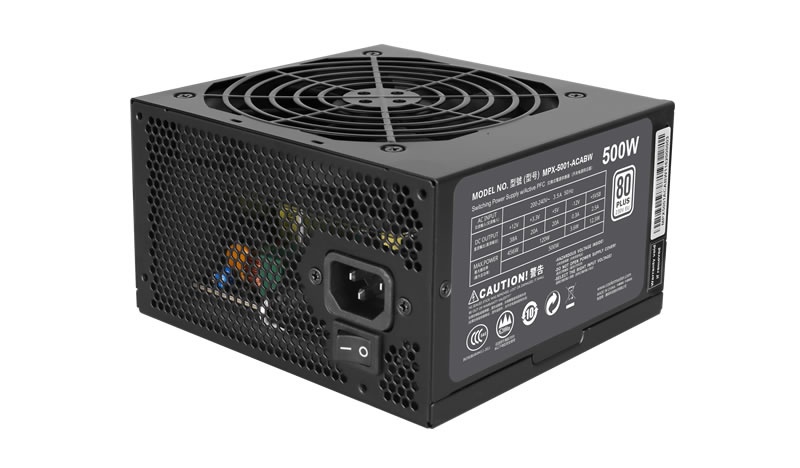 Fuente de Poder Cooler Master MasterWatt Lite 500 80 PLUS, 20+4 pin ATX, 120mm, 500W
