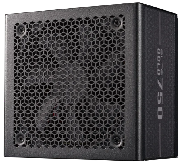 Fuente de Poder Cooler Master Elite Gold 750 80 PLUS Gold ATX, Modular, 24-pin ATX, 12VHPWR, 120mm, 750W