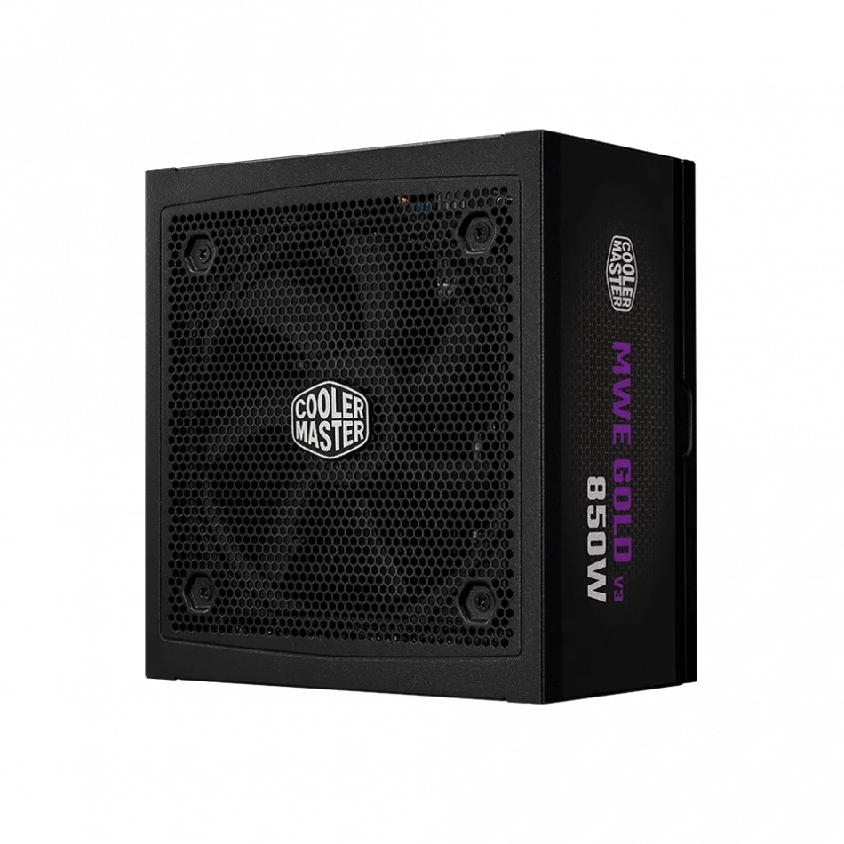 Fuente de Poder Cooler Master MWE Gold 850 V3 80 PLUS Gold, Modular, 24-pin ATX, 12VHPWR, 120mm, 850W