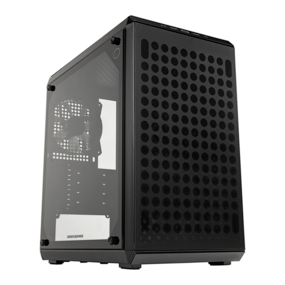 Gabinete Cooler Master MasterBox Q300L V2, Mini-Tower, Micro-ATX/Mini-ITX, USB 3.0, sin Fuente, 1 Ventilador Instalado, Negro 