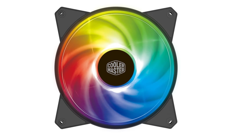 Ventilador Cooler Master MasterFan MF120R ARGB, 120mm, 650 - 2000RPM, Negro