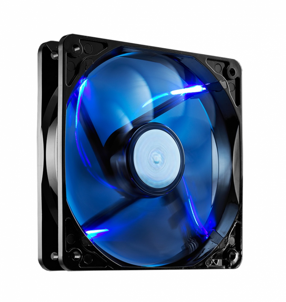 Ventilador Cooler Master SickleFlow 120 LED Azul, 120mm, 2000RPM, Negro/Azul