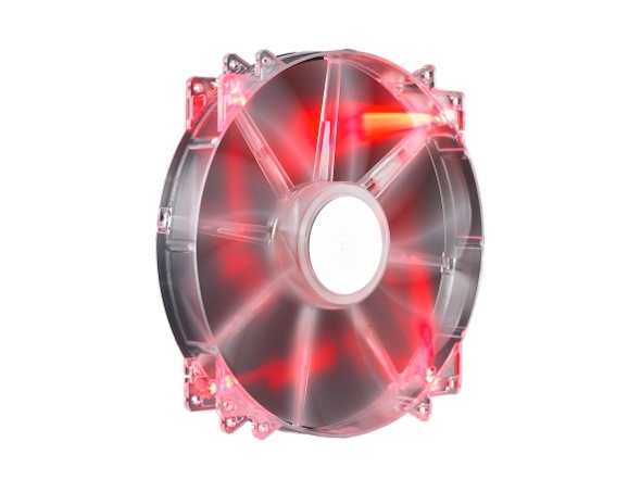 Ventilador Cooler Master MegaFlow 200, 200mm, 700RPM, Rojo