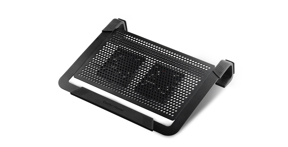 Cooler Master NotePal U2 Plus para Laptops 12''-17'', con 2 Ventiladores de 2000RPM, Plata