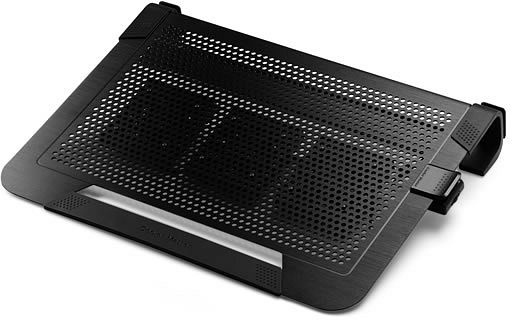 Cooler Master CM Storm NotePal U3 Plus para Laptop 19", con 1 Ventilador de 1800RPM, Negro