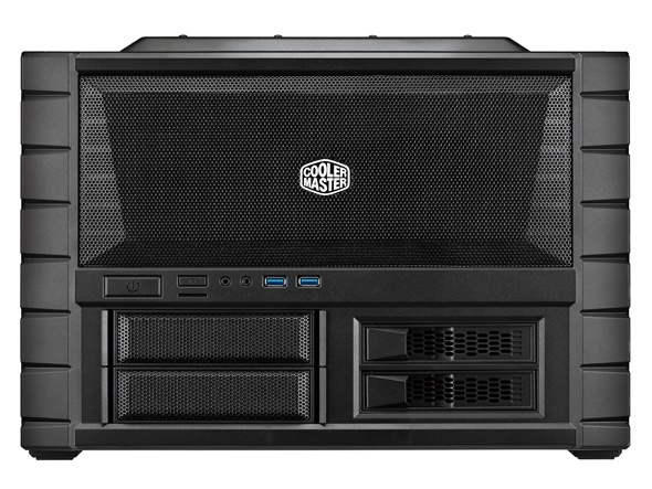 Gabinete Cooler Master HAF XB EVO, Midi-Tower, ATX/micro-ATX/mini-iTX, USB 3.0, sin Fuente, Negro