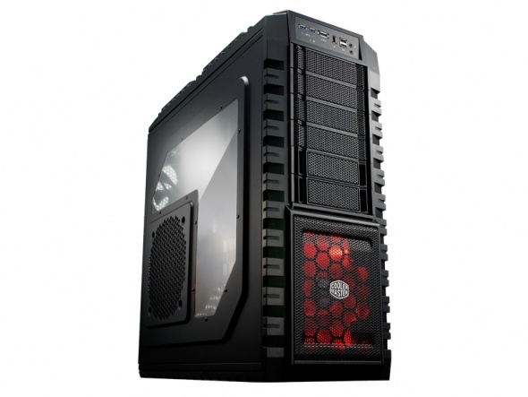 Gabinete Cooler Master HAF X, Full-Tower, ATX, USB 2.0/3.0, sin Fuente, Negro