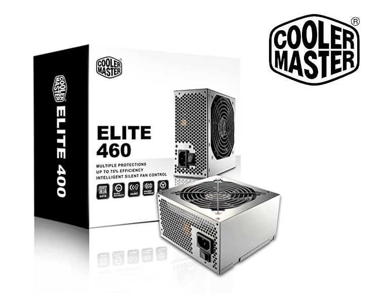 Fuente de Poder Cooler Master Elite Power 460, ATX, 120mm, 460W