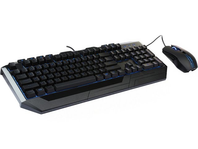 Kit Gamer de Teclado y Mouse Cooler Master Devastator II Azul, Alámbrico, USB, Negro