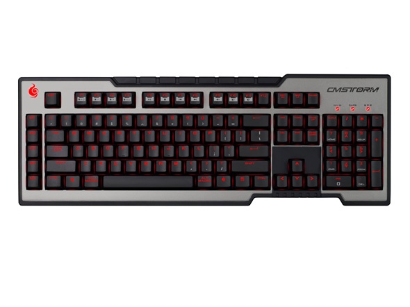 Teclado Gamer Cooler Master Storm Trigger + Switch Cherry Brown, USB, Negro/Rojo