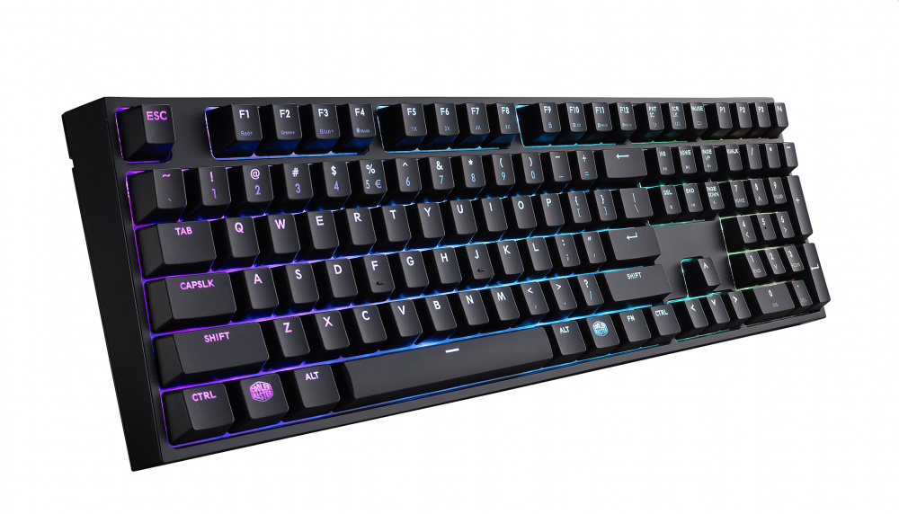 Teclado Gamer Cooler Master Masterkeys Pro L RGB, Cherry MX Brown, Alámbrico, Negro (Inglés)