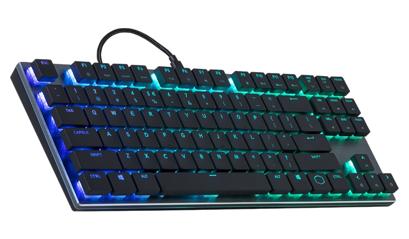 Teclado Gamer Cooler Master SK630 RGB, Teclado Mecánico, Cherry MX RGB, Alámbrico, Negro (Inglés)