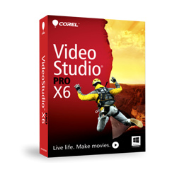 Corel VideoStudio Pro X6 en Mini-Box, 1 Usuario, DVD, Windows