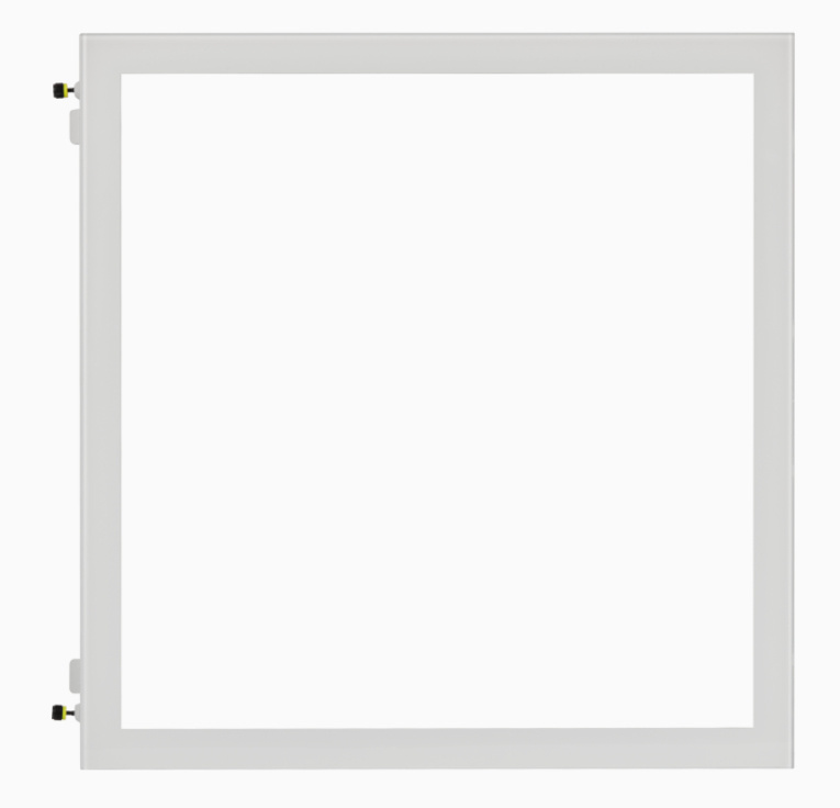 Corsair Panel de Vidrio Templado AIRFLOW para iCUE 4000X/4000D/4000D, Blanco