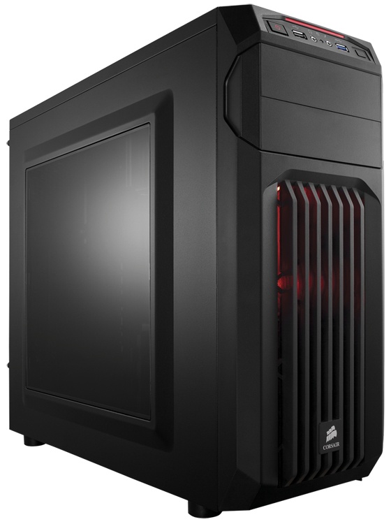 Gabinete Corsair Carbide SPEC-01 LED Rojo, Midi-Tower, ATX/micro-ATX/mini-iTX, USB 2.0/3.0, sin Fuente, Negro