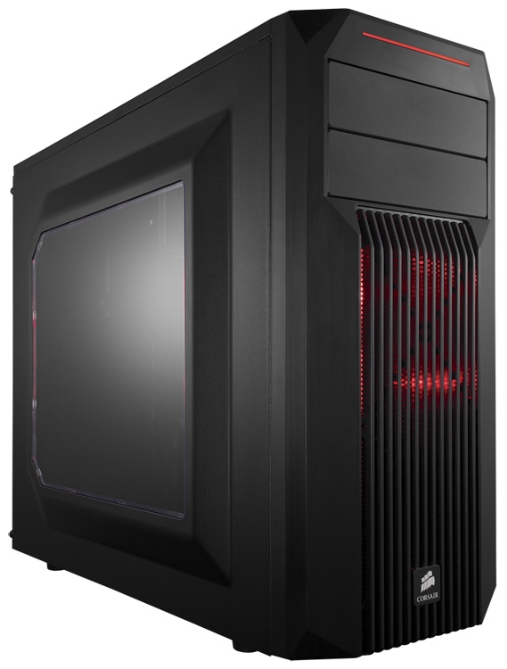 Gabinete Corsair Carbide SPEC-02 LED Rojo, Midi-Tower, ATX/micro-ATX/mini-iTX, 2x USB 3.0, sin Fuente, Negro