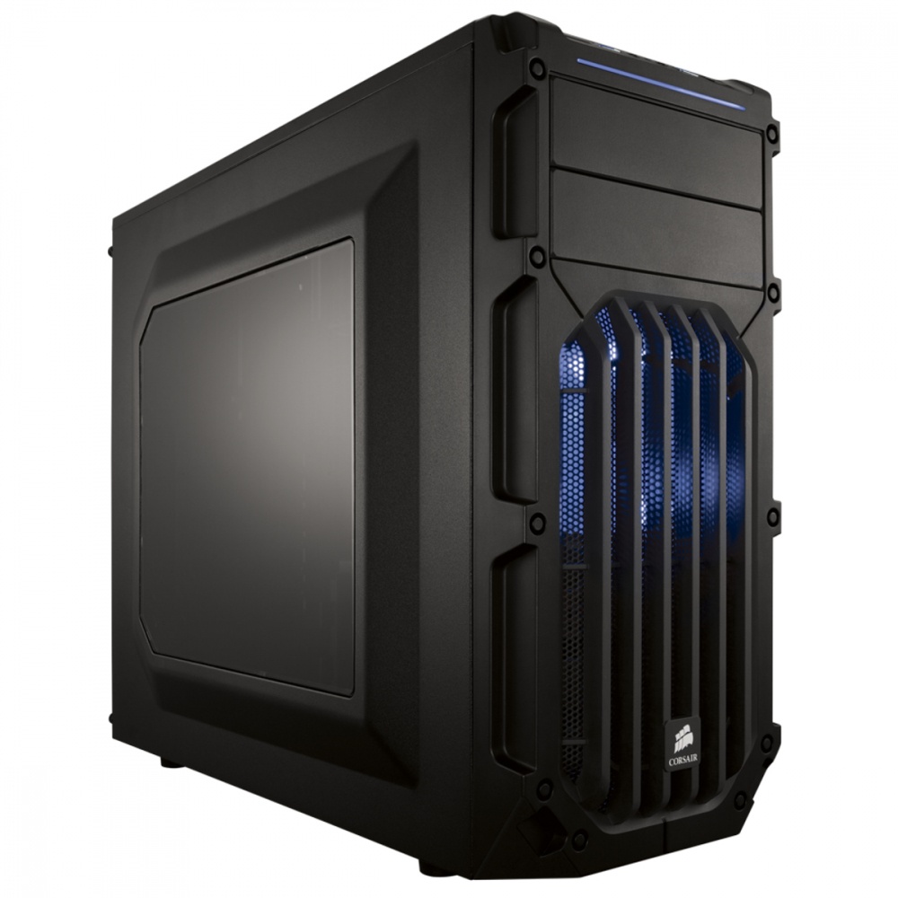 Gabinete Corsair Carbide SPEC-03 LED Azul, Midi-Tower, ATX/micro-ATX/mini-iTX, USB 3.0, sin Fuente, Negro
