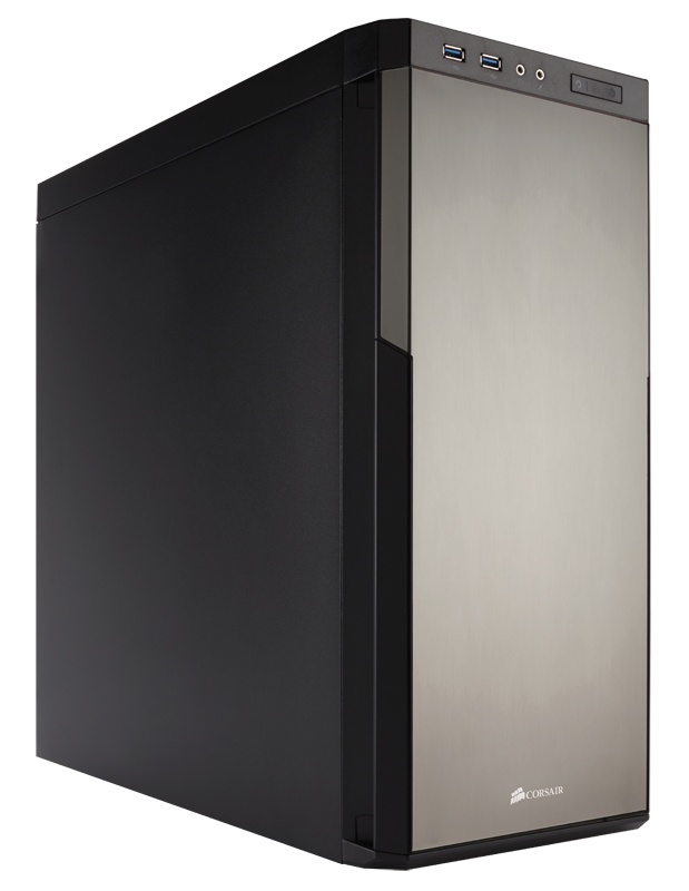 Gabinete Corsair Carbide 330R Titanium Edition, Midi-Tower, ATX/EATX/micro-ATX/mini-iTX, USB 3.0, sin Fuente, Negro