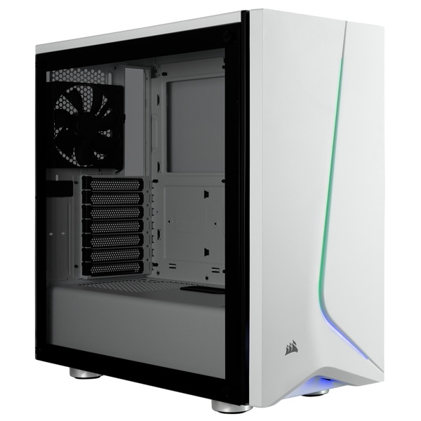 Gabinete Corsair Carbide SPEC-06 RGB con Ventana, LED RGB, Midi-Tower, Mini-ITX/MicroATX/ATX, sin Fuente, Blanco