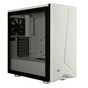 Gabinete Corsair Spec-06, Midi-Tower, ATX/Micro-ATX/Mini-ITX, USB 3.0, sin Fuente, 2 Ventiladores Instalados, Blanco