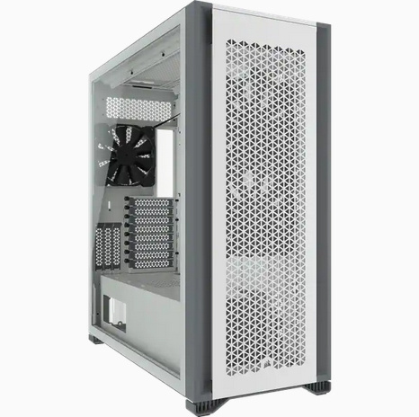 Gabinete Corsair 7000D Airflow, Full Tower, ATX/Micro-ATX/Mini-ITX, USB 3.0, sin Fuente, 3 Ventiladores Instalados, Blanco 