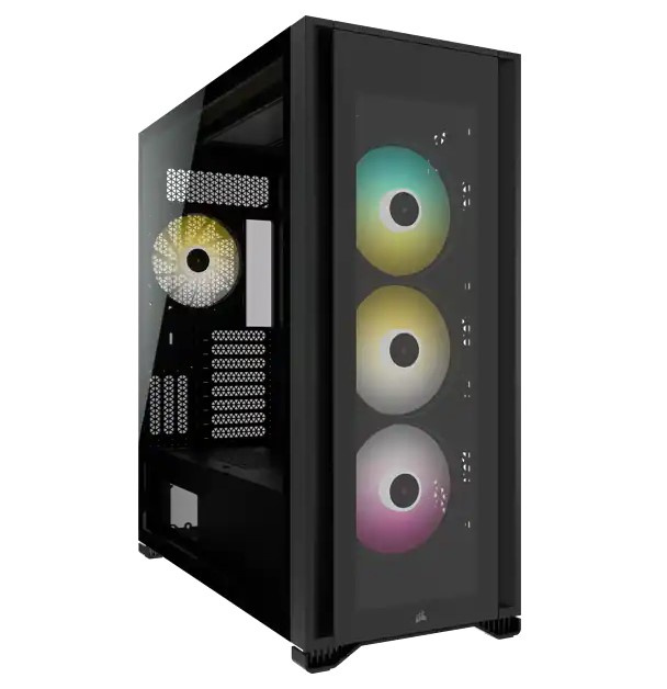 Gabinete Corsair iCUE 7000X RGB, Full Tower, ATX/EATX/Micro-ATX/Mini-ITX, USB 3.0, sin Fuente, 4 Ventiladores Instalados, Negro