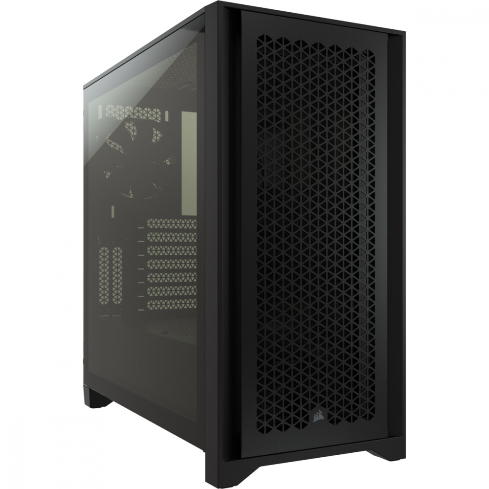 Gabinete Corsair iCUE 4000D RGB AIRFLOW, Midi-Tower, ATX/EATX/Micro-ATX/Mini-ITX, USB 3.0, sin Fuente, 3 Ventiladores Instalados, Negro 