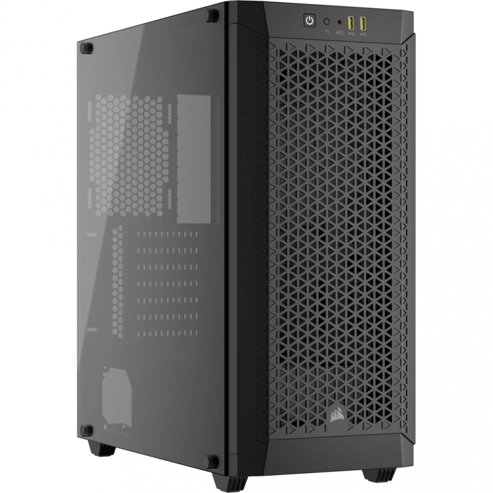 Gabinete Corsair CC-9011271-WW, Midi-Tower, ATX/Micro-ATX/Mini-ITX, USB 3.0, sin Fuente, sin Ventiladores Instalados, Negro 