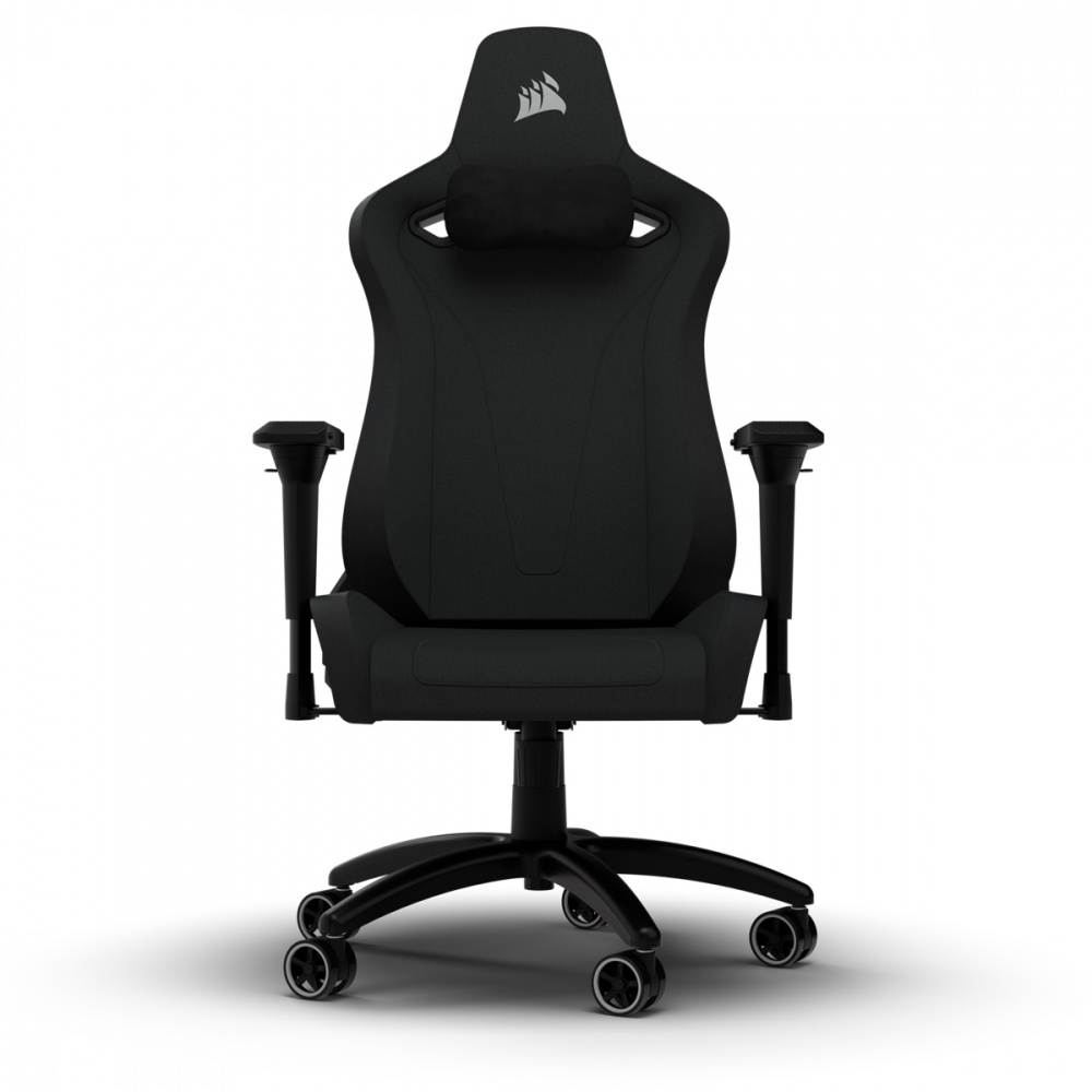 Corsair Silla Gamer TC200 Fabric, hasta 121kg, Negro
