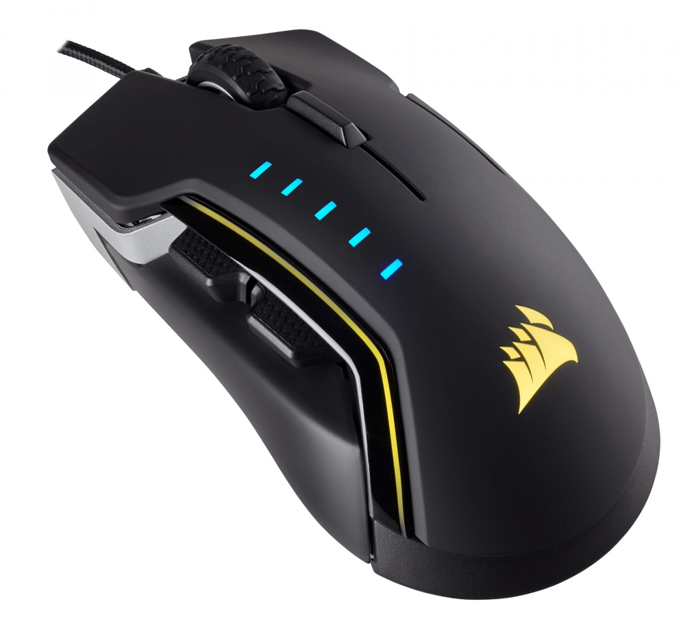 Mouse Gamer Corsair Óptico Glaive RGB, USB, 16.000DPI, CH9302111NA