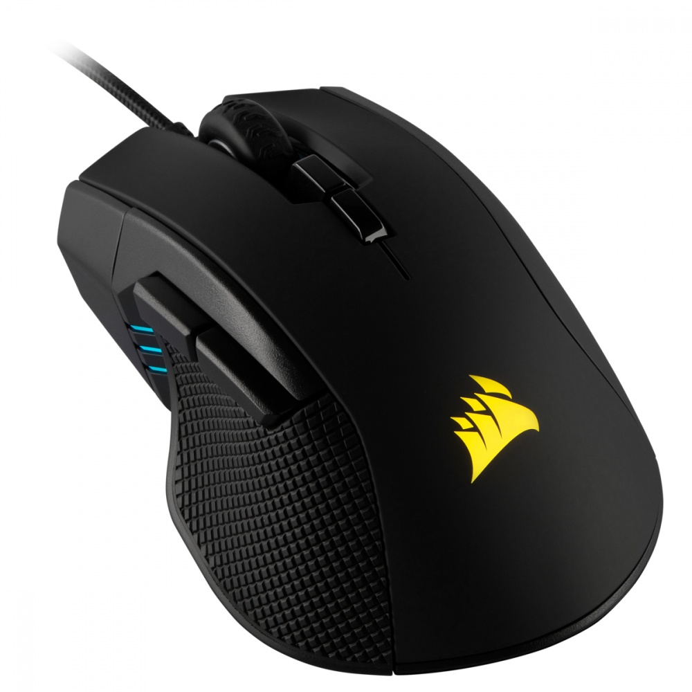 Mouse Gamer Corsair Óptico IRONCLAW RGB FPS/MOBA, Alámbrico, USB, 18.000DPI, Negro
