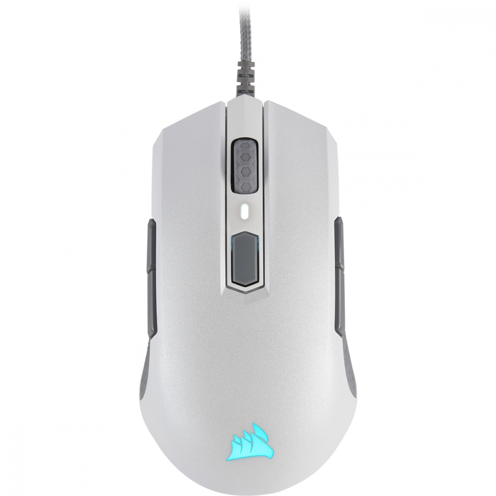 Mouse Gamer Corsair Óptico M55 RGB PRO, Alámbrico, USB, 12.400DPI, Blanco
