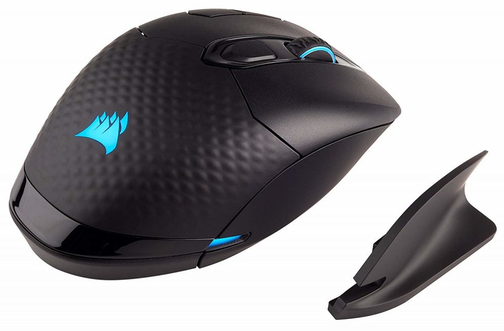 Mouse Gamer Corsair Óptico Dark Core RGB, Inalámbrico, Bluetooth, 16.000DPI, Negro