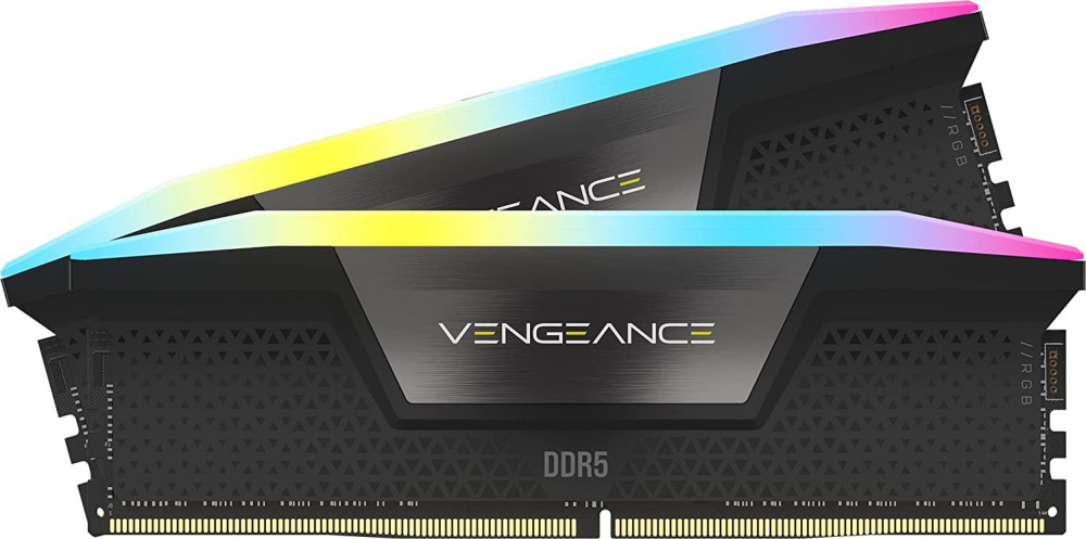 Kit Memoria RAM Corsair Vengeance RGB DDR5, 5200MHz, 32GB - 2 x 16GB, CL40, XMP