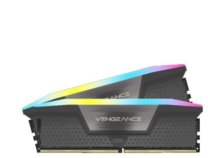 Kit Memoria RAM Corsair VENGEANCE RGB DDR5, 5600MHz, 32GB - 2 x 16GB, CL40, XMP/EXPO ― No incluye la caja original.