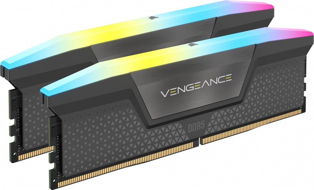 Kit Memoria RAM Corsair VENGEANCE RGB DDR5, 6000MHz, 32GB - 2 x 16GB, CL36, XMP/EXPO