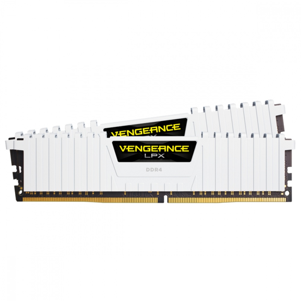 Kit Memoria RAM Corsair Vengeance LPX DDR4, 3000MHz, 16GB (2 x 8GB), Non-ECC, CL16, Blanco