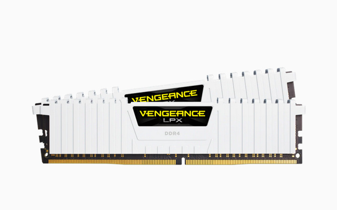 Kit Memoria RAM Corsair Vengeance LPX DDR4, 3200MHz, 16GB - 2 x 8GB, CL16, XMP, Blanco 
