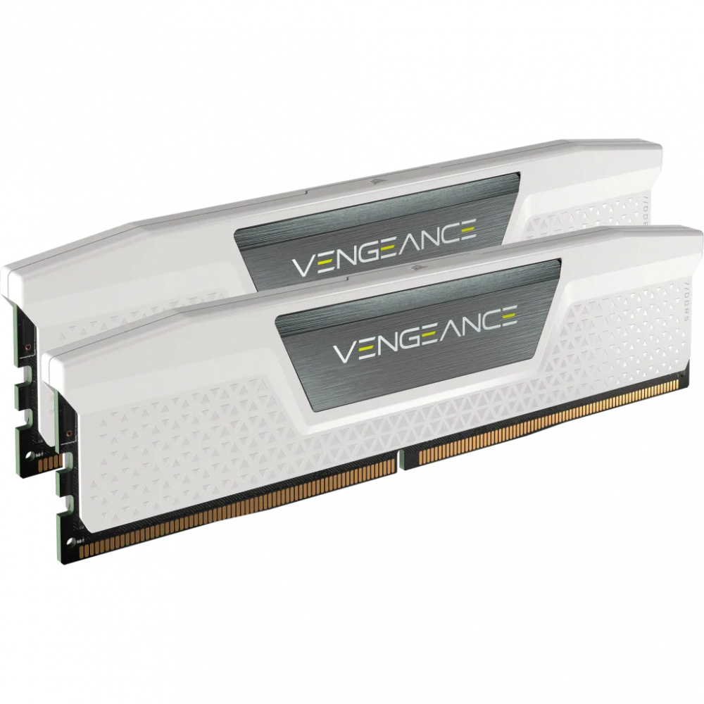 Kit Memoria RAM Corsair Vengeance DDR5, 6400MHz, 32GB - 2 x 16GB, CL32, XMP, Blanco