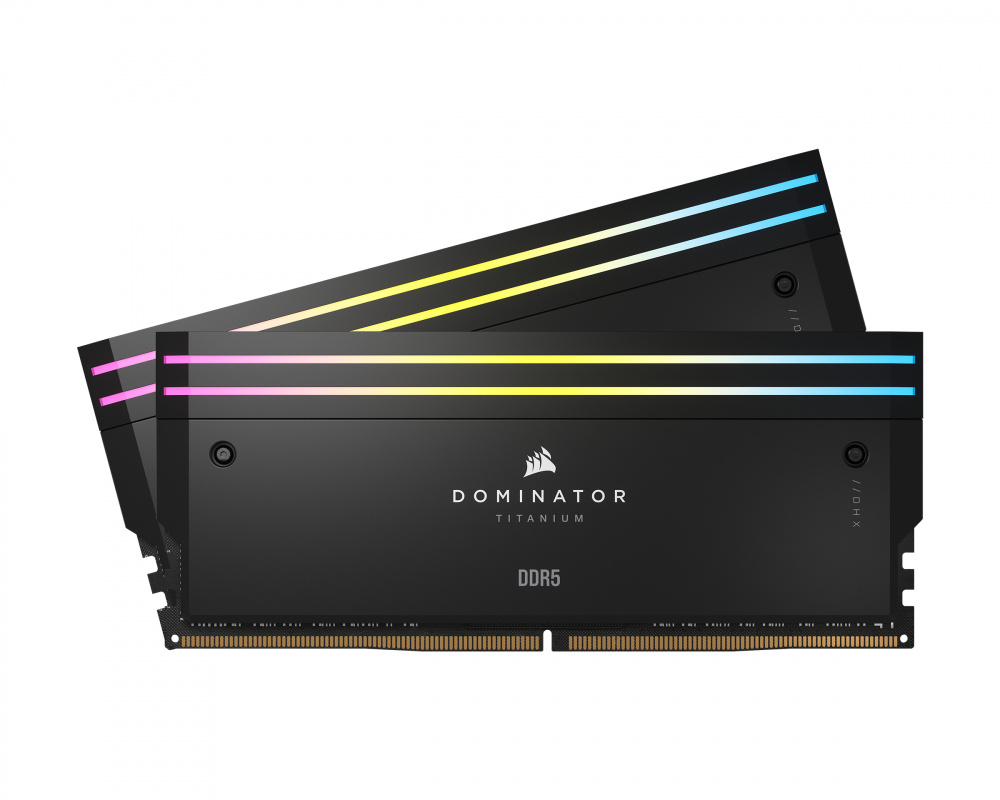 Kit Memoria RAM Corsair Dominator Titanium RGB DDR5, 6000MHz, 64GB - 2 x 32GB, CL30, XMP